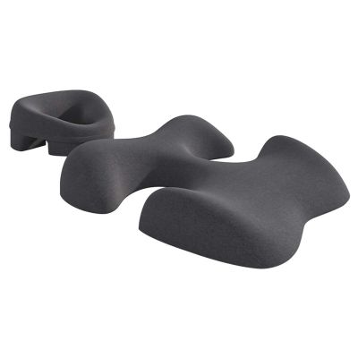 Face Down Massage Pillow, Face Down Pillow for Sleeping with Non-Slip Bottom, Home Head Cushion and Chest Cushion for SPA, Sleep (Dark Gray)