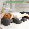 Face Down Massage Pillow, Face Down Pillow for Sleeping with Non-Slip Bottom, Home Head Cushion and Chest Cushion for SPA, Sleep (Dark Gray) view 2