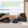 Face Down Massage Pillow, Face Down Pillow for Sleeping with Non-Slip Bottom, Home Head Cushion and Chest Cushion for SPA, Sleep (Dark Gray) view 4