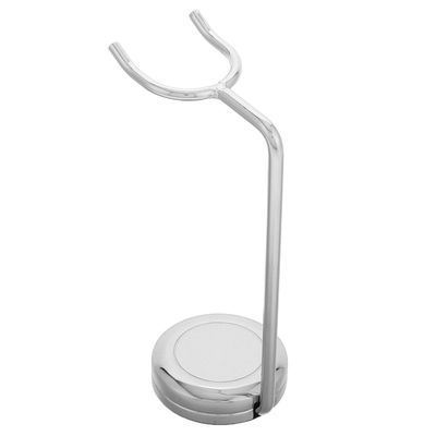 CIMAXIC Alloy Shaving Brush Holder for Men Bristle-Compatible Razor Brush Stand Space-saving Grooming Organizer for Salon Home and Travel Use