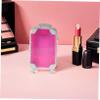 4pcs Mini Makeup Containers Eyelash Extension Storage Case with Retractable Handle Travel Luggage Design Clear Plastic Makeup Organizer for False Eyelashes and Cosmetic Tools view 4