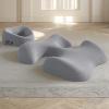 Face Down Massage Pillow, Face Down Pillow for Sleeping with Non-Slip Bottom, Home Head Cushion and Chest Cushion for SPA, Sleep (Light Gray) view 2