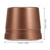 FUOYLOO Aluminum Safety Razor Stand for Men Grooming Manual Shaving Razor Base Holder Practical Beard Cleaning Shear Holder in Rose Gold view 3