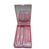 5 Makeup Brush Set Portable with Mirror view 1