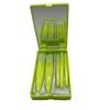 5 Makeup Brush Set Portable with Mirror view 3