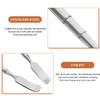 OSALADI 2pcs Stainless Steel Blackhead Cleaning Tool Facial Scraper for Women Lightweight Pore Extractor Safe and view 4