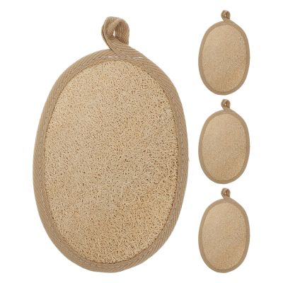 GALPADA 4pcs Exfoliating Body Scrubber: Loofah Sponge Pads For Body Face Washing - Shower & Bath Exfoliating Pads Makeup Remover