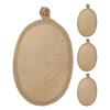 GALPADA 4pcs Exfoliating Body Scrubber: Loofah Sponge Pads For Body Face Washing - Shower & Bath Exfoliating Pads Makeup Remover view 1