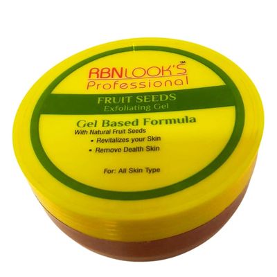 MAHANT Fruit Seed Exfoliating Gel for All Skin Types | Gentle Gel-Based Formula with Natural Fruit Extracts & Fine Exfoliating Seeds  300g