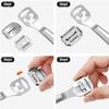 52 Pieces Callus Shaver Set, 50 Replacement Slices Blades 1 Stainless Steel Callus Shaver and 1 Foot File Head Foot Care Tools Hard Dry Skin Remover for Hand Feet view 4
