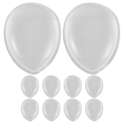 NinthAvenue Basics 10pcs Mini Silicone Thumb Puff For Face Powder - Reusable Cosmetic Puff For Women - Washable Makeup Tool Powder Applicator Makeup Essential