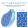OSALADI Pedicure Foot File for Dead Skin Removal Lightweight Blue Nano Glass Foot Rubbing Tool for Home Use Compact and Reusable Design view 3