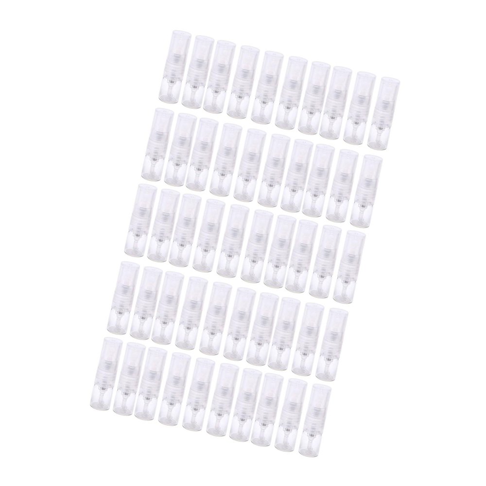 PASNMKvn 50Pcs Leakproof Refillable Perfumes Sample Bottles 1ml Glass Atomizer Sprayer Bottles Travel Essential With Dispenser Tool Re