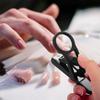 Magnifying Glass Nail Clippers Black Stainless Steel, Portable for Seniors view 2