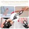 Magnifying Glass Nail Clippers Black Stainless Steel, Portable for Seniors view 3