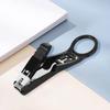 Magnifying Glass Nail Clippers Black Stainless Steel, Portable for Seniors view 4