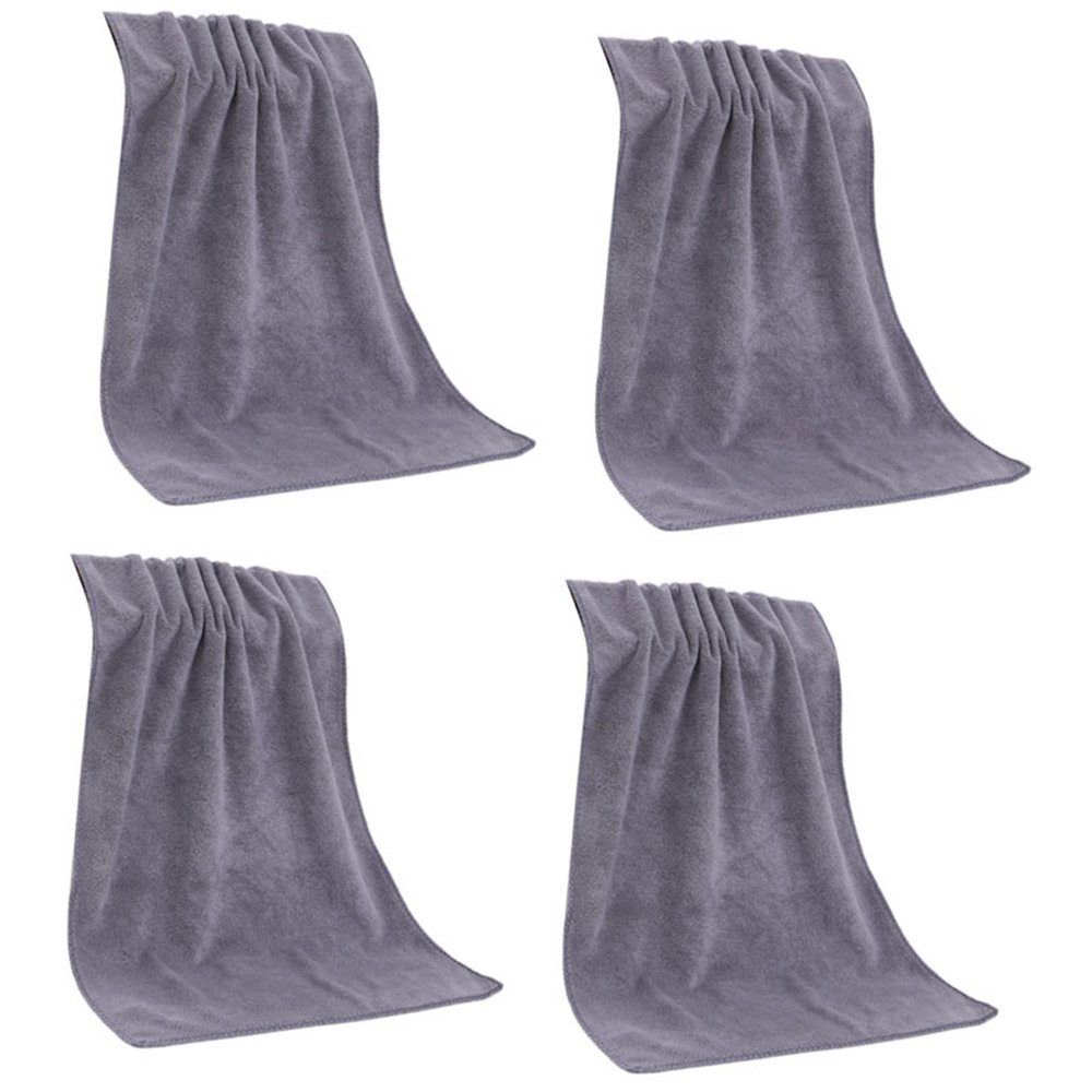 4 Piece Super Absorbent Quick Dry Hair Towel Thickened Design Sports Gym for Fast Drying and Gentle Scalp Care Thick Cotton Bath