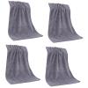 4 Piece Super Absorbent Quick Dry Hair Towel Thickened Design Sports Gym for Fast Drying and Gentle Scalp Care Thick Cotton Bath view 1