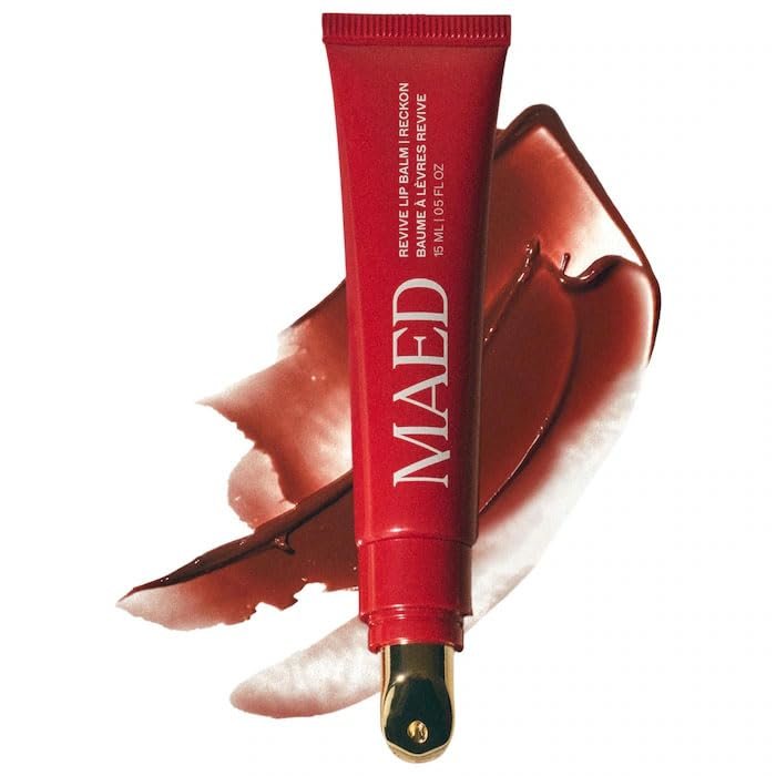 Revive Lip Balm for Barrier Repair - Hydrating, Nourishing & Restorative Lip Treatment - Soothes, Heals, and Protects Dry or Chapped Lips - Color: Reckon - (plum with brown undertones)