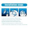 Blade 6 Pieces SH90 Shaver Replacement Heads Compatible For Philips Compatible For Norelco Series S9000 RQ12 Shavers Blade Head(1set) view 2
