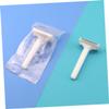 Toyvian 25Pcs Double-edge Disposable Razors Lightweight Travel Trimmers for Ladies and Personal Leg and Private Hair Shaving with Individual Clean Packaging view 3