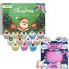 EvolutionUSA Epic Space Bath Bomb for Kids with Toys Inside & EvolutionUSA Christmas Bath Bomb Set with Toy, Holiday & Superhero Children Bath Bombs, Stocking Stuffer Bath Balls for Boys & Girls view 1
