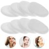 OATIPHO 12Pcs Small Velvet Makeup Pads Soft Rounded Cosmetic Puff Tools for Face Powder Application Portable and Gentle Makeup Applicator view 3