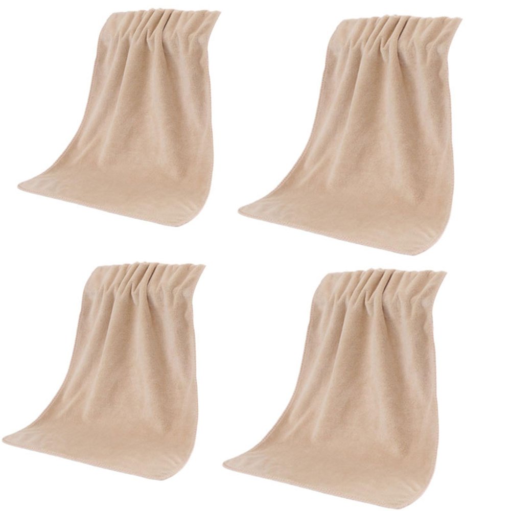 4 Piece Super Absorbent Quick Dry Hair Towel Thickened Design Sports Gym for Fast Drying and Gentle Scalp Care Thick Cotton Bath