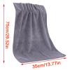 4 Piece Super Absorbent Quick Dry Hair Towel Thickened Design Sports Gym for Fast Drying and Gentle Scalp Care Thick Cotton Bath view 3