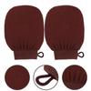 Toyvian 2Pcs Exfoliating Shower Bath Gloves Reusable Deep Body Scrubbing Mitts for Dead Skin Removal and Smooth Skin Care Comfortable Fit for Men and Women view 3