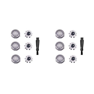 2X SH50 Replacement HeadsCompatible for PhilipsCompatible for NorelcoSeries 5000 Replacement Blades S5000 5077 5076 5091 5080 Shaving Heads