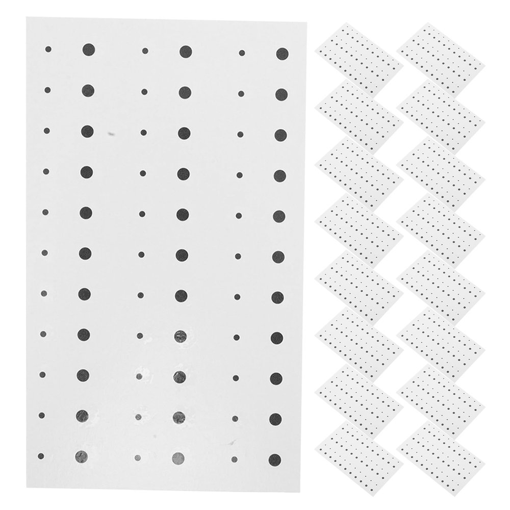 KITCHENKARATLY 50 Sheets Reusable Black Mole Stickers For Girls Temporary Face Makeup Decals Beauty Spot Forehead Tattoos Cute Festival Accessory Skin-Friendly Facial Patch For Halloween