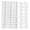 KITCHENKARATLY 50 Sheets Reusable Black Mole Stickers For Girls Temporary Face Makeup Decals Beauty Spot Forehead Tattoos Cute Festival Accessory Skin-Friendly Facial Patch For Halloween view 1