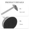 KITCHENKARATLY 2 Pcs Flat Nail Drill Bit: Manicure Sanding Bits with Replacement Sanding Discs - Russian Manicure Tool for Professional Nail Grooming view 3