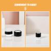 KITCHENKARATLY 4pcs Travel Cosmetic Powder Jar with Mirror - 5g Mushroom Sponge Puff Mini Refillable Loose Powder Container for DIY Makeup Accessories view 3