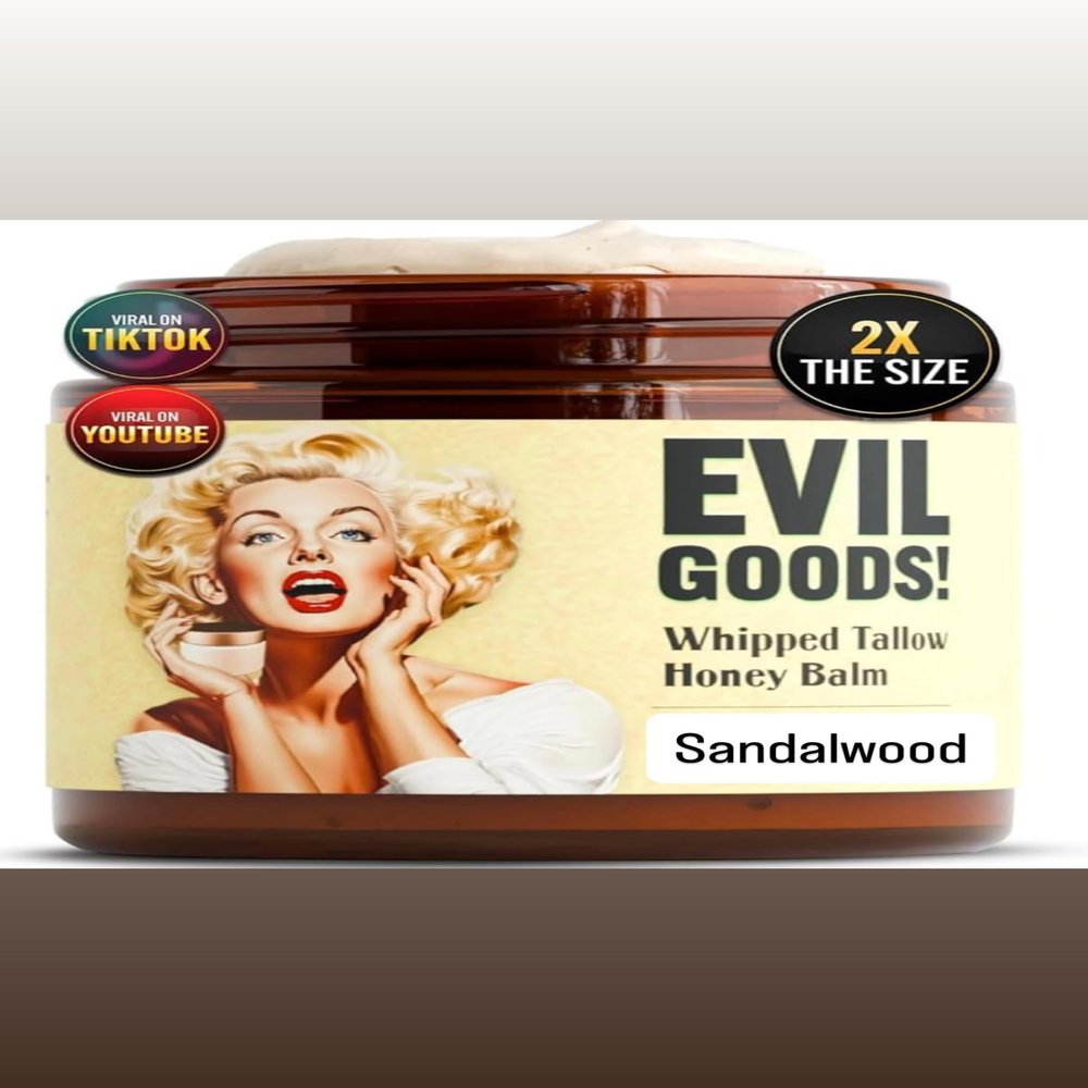 EVO 1 GOOD! Whipped Tallow Honey Balm, Grass-Fed Beef Tallow with Natural Ingredients, Moisturizing Skin Care
