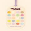 Seasonal Color Analysis Swatch Card - 12 Subseason Options on Acrylic Card with Velvet Pouch (Light Spring) view 3