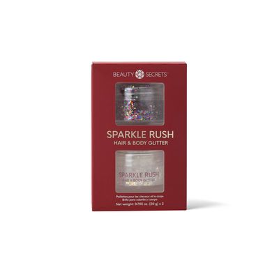 Beauty Secrets Sparkle Rush Hair & Body Glitter, 2 pc Set