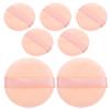HAMPPLIES 7pcs Double-sided Wet Dry Foundation Powder Sponges Ultra-soft Skin-friendly Cosmetic Tools for Loose Mineral Face Body Powder Lightweight Compact Makeup Puff view 1