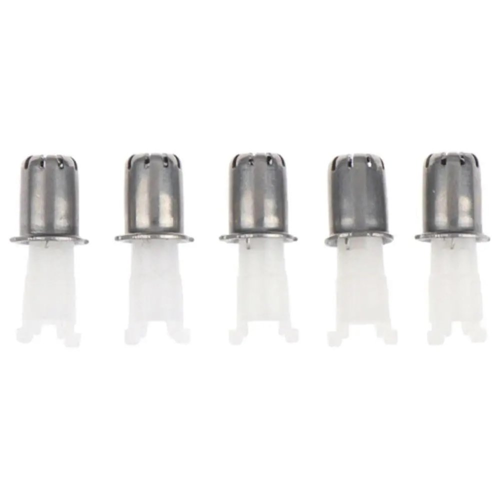 5pcs Replaceable Nose Hair Trimmer Blade Stainless Steel Plastic Nose Hair Trimmer Accessories Electric Nose Hair Trimmer Head