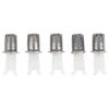 5pcs Replaceable Nose Hair Trimmer Blade Stainless Steel Plastic Nose Hair Trimmer Accessories Electric Nose Hair Trimmer Head view 1