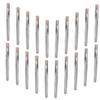 DECORNIJIA 20Pcs Lipstick Applicators with Transparent Crystal Handles Portable Makeup Brushes for Lip Mask and Eyeshadow Soft Fiber Heads for Precise Cosmetic Application Compact and Easy to view 1