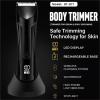 Men's Groin Shaver: LED Light, Digital Display, Ceramic Blades, USB Charge, Waterproof view 4