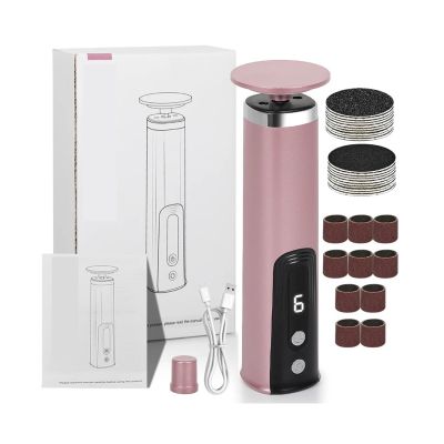 2-in-1 Rechargeable Electric Foot File Pedicure Machine, Dead Skin & Callus Remover, Foot Grinding Trimmer for Foot Care