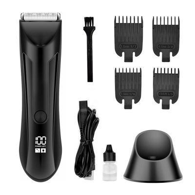 Intimate Trimmer for Men, Waterproof Electric Shaver with Self-Sharpening Blades for Sensitive Areas