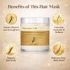 Blossom-LAB Hair Rescue Masque, 16 OZ Damaged Hair Intensive Repair Treatment for Dry Damaged Hair, with Biotin, Argan Oil, Collagen Peptides, Silk Amino Acids and Silk Peptide view 4