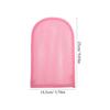 DECORNIJIA 2pcs Exfoliating Bath Gloves Double-sided Scrubber for Body Deep Cleansing Dead Skin Removal Soft Shower Mitts for Back Neck Feet with Rich Pink view 2