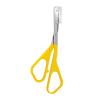 GIFZES Eyebrow Trimming Scissors, Stainless Steel Scissors with Comb Non-slip Precision Grooming Tool, Travel-friendly Brow Hair Removal Accessory Ergonomic Handle 11.7cm Length Yellow view 1