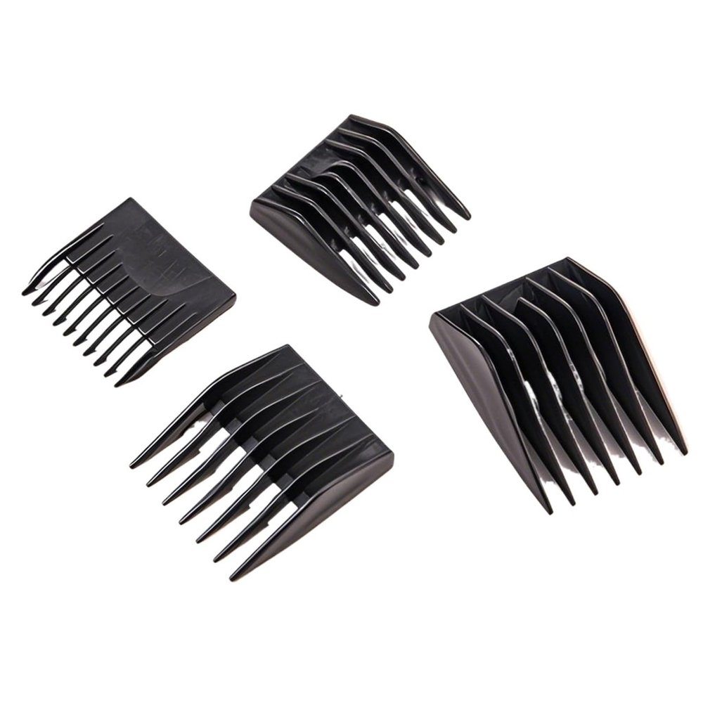 4Pcs Plastic Barber Hair Clipper Limit Comb Replacement Guide Combs For 1400 Series