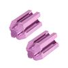ELAYARD 2Pcs Women Makeup Pencil Sharpener for Eyebrow Eyeliner Lipstick Portable Cosmetic Tool with Fine Workmanship Shaving Unique Design for Precise Sharpening Gift for Teens and Adults view 1